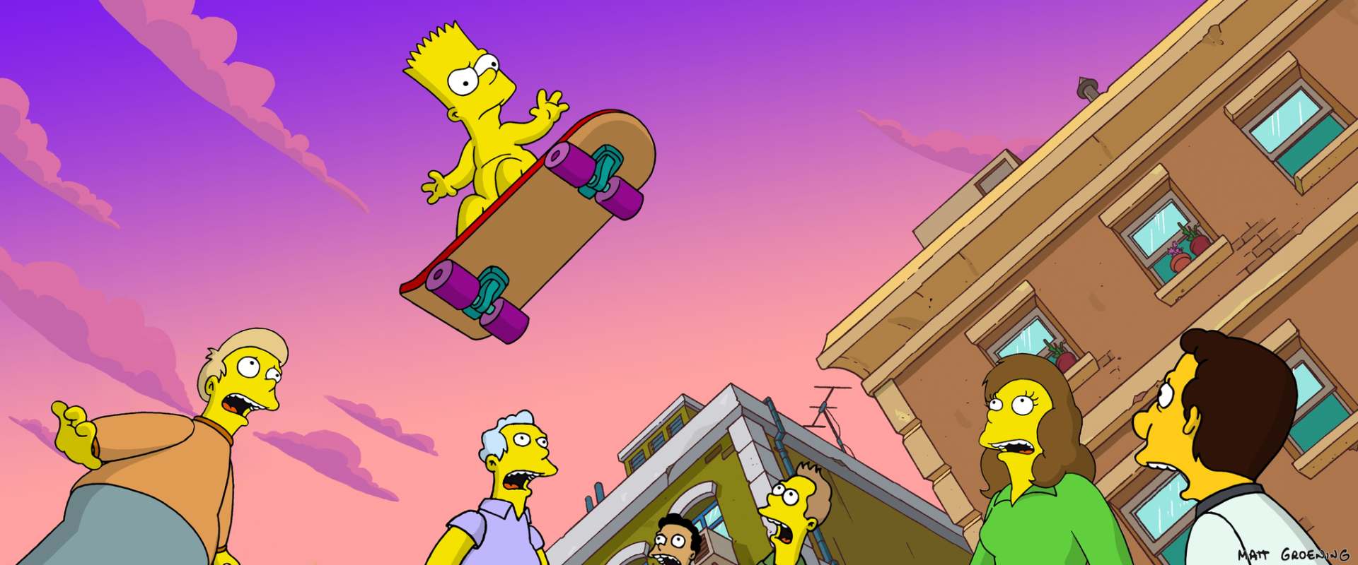 The Simpsons Movie background 1