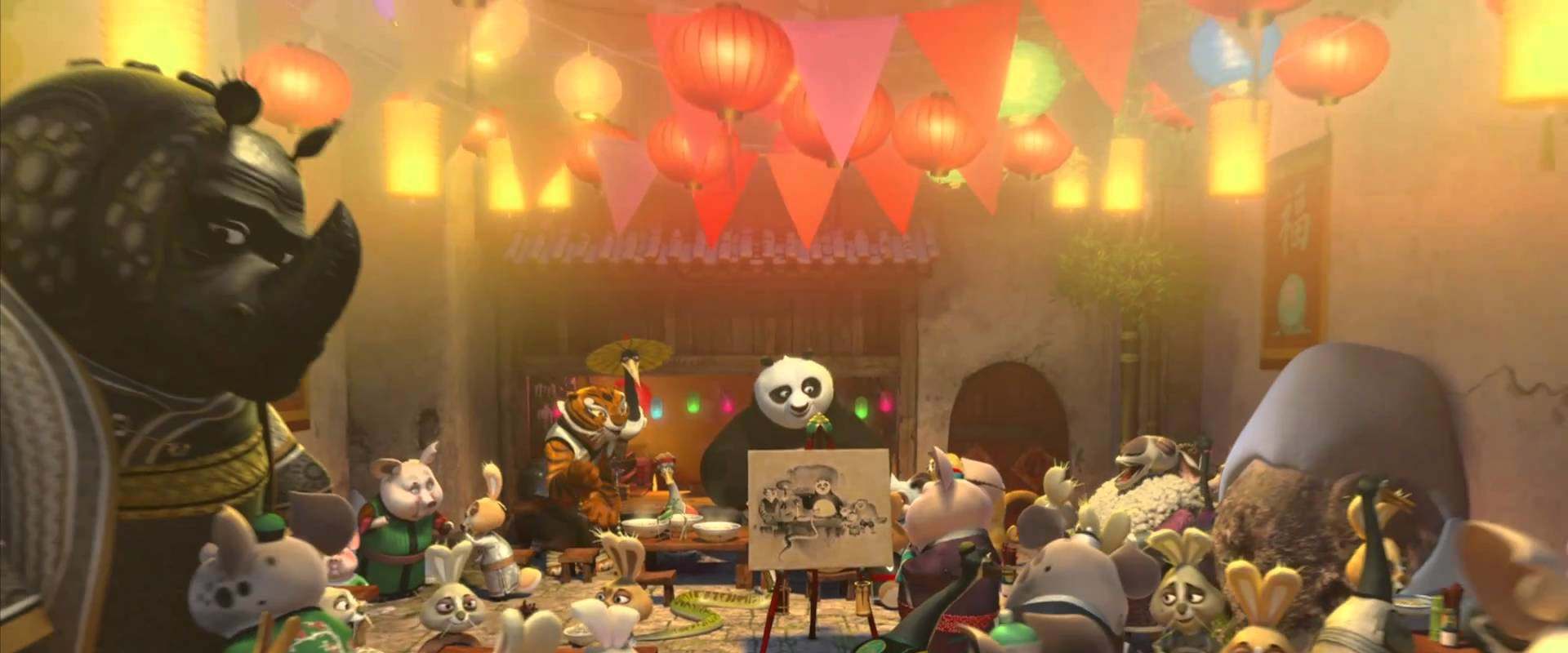 Kung Fu Panda Holiday background 1