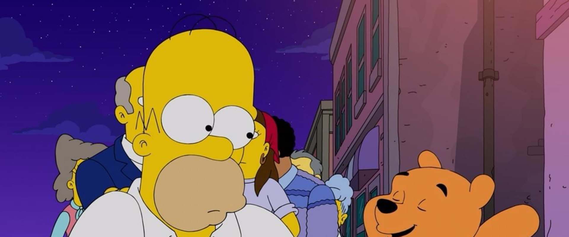 The Simpsons in Plusaversary background 1