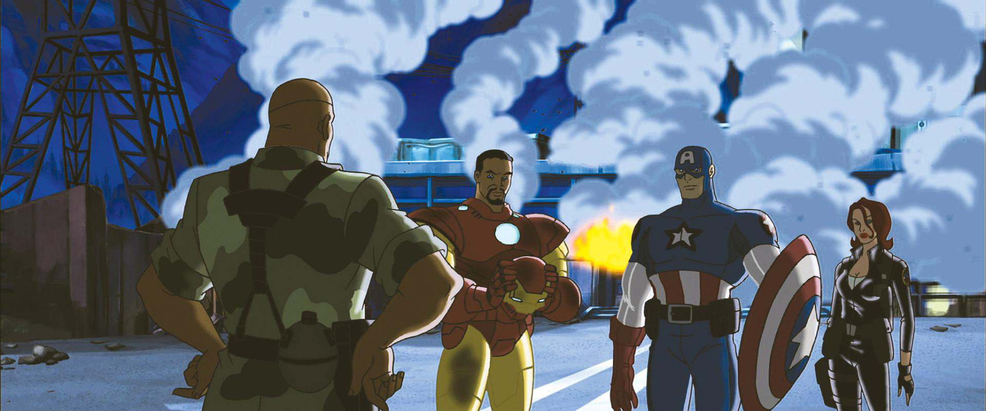 Ultimate Avengers: The Movie background 1