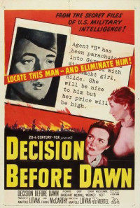 Decision Before Dawn Poster 1