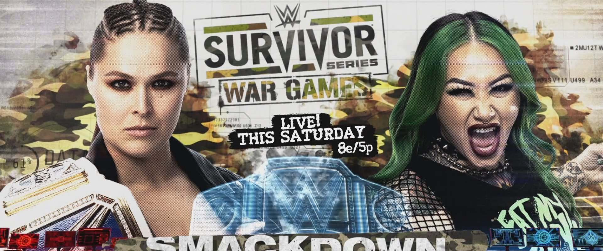 WWE Survivor Series WarGames 2022 background 2