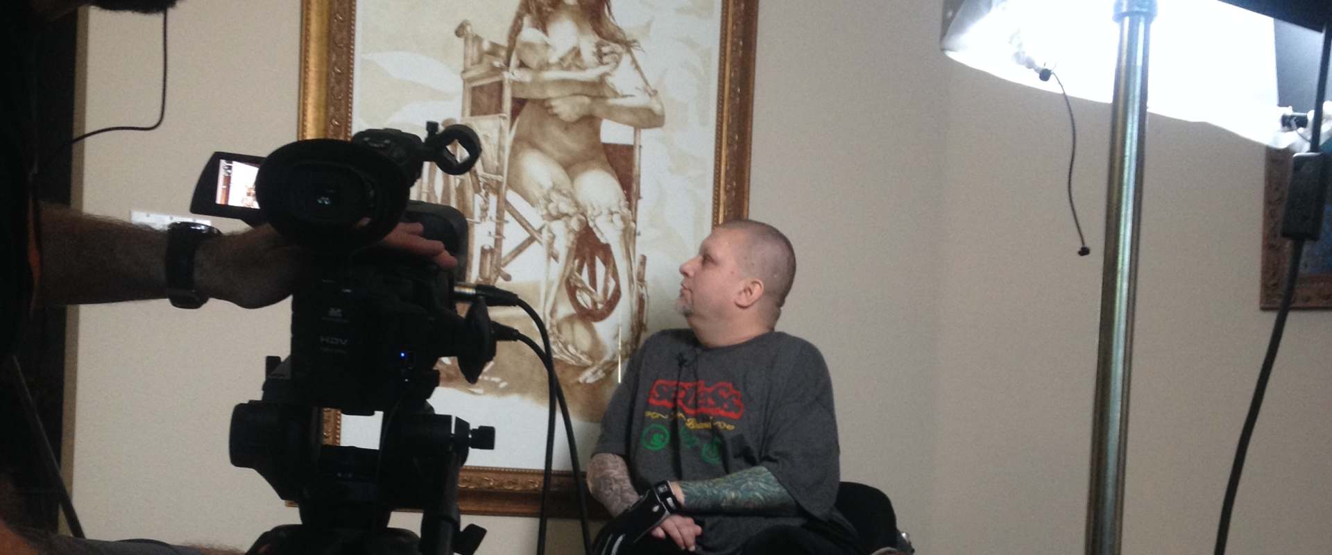 Bloodlines: The Art and Life of Vincent Castiglia background 2