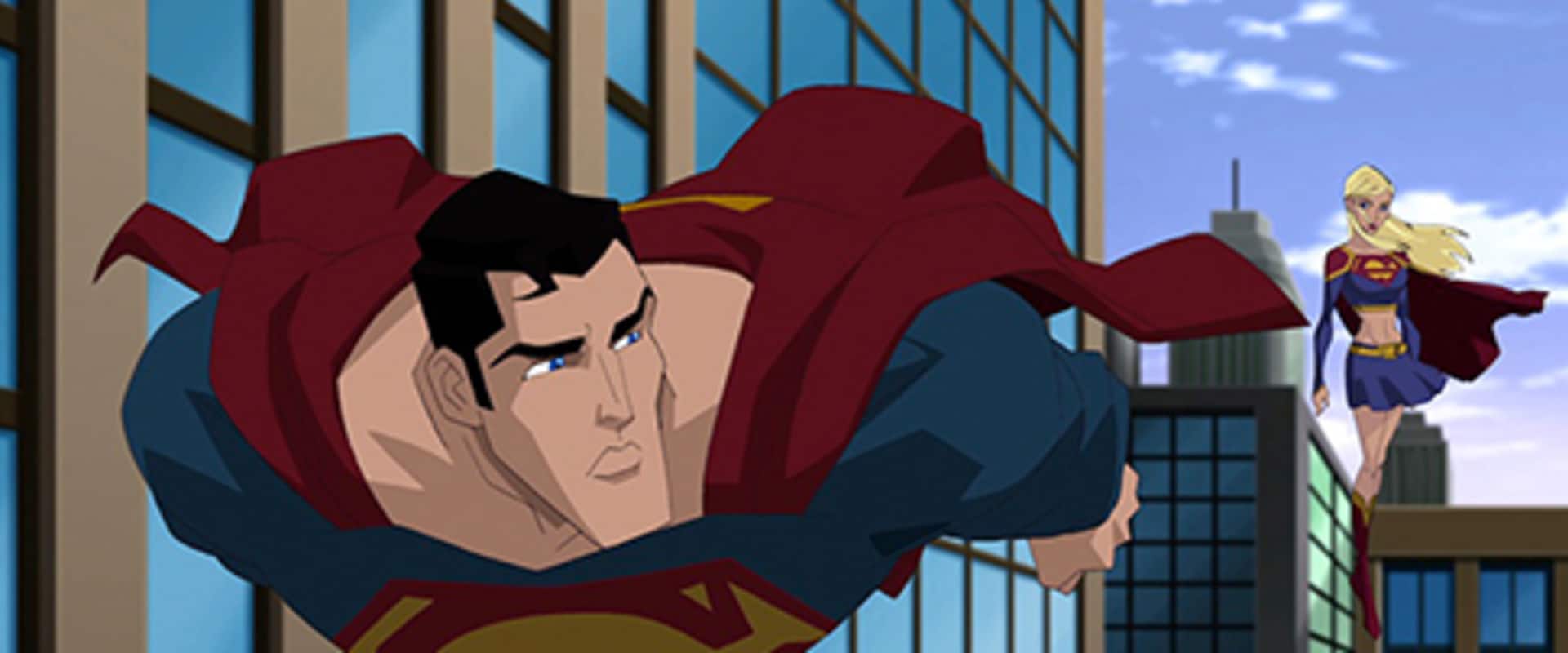Superman: Unbound background 1