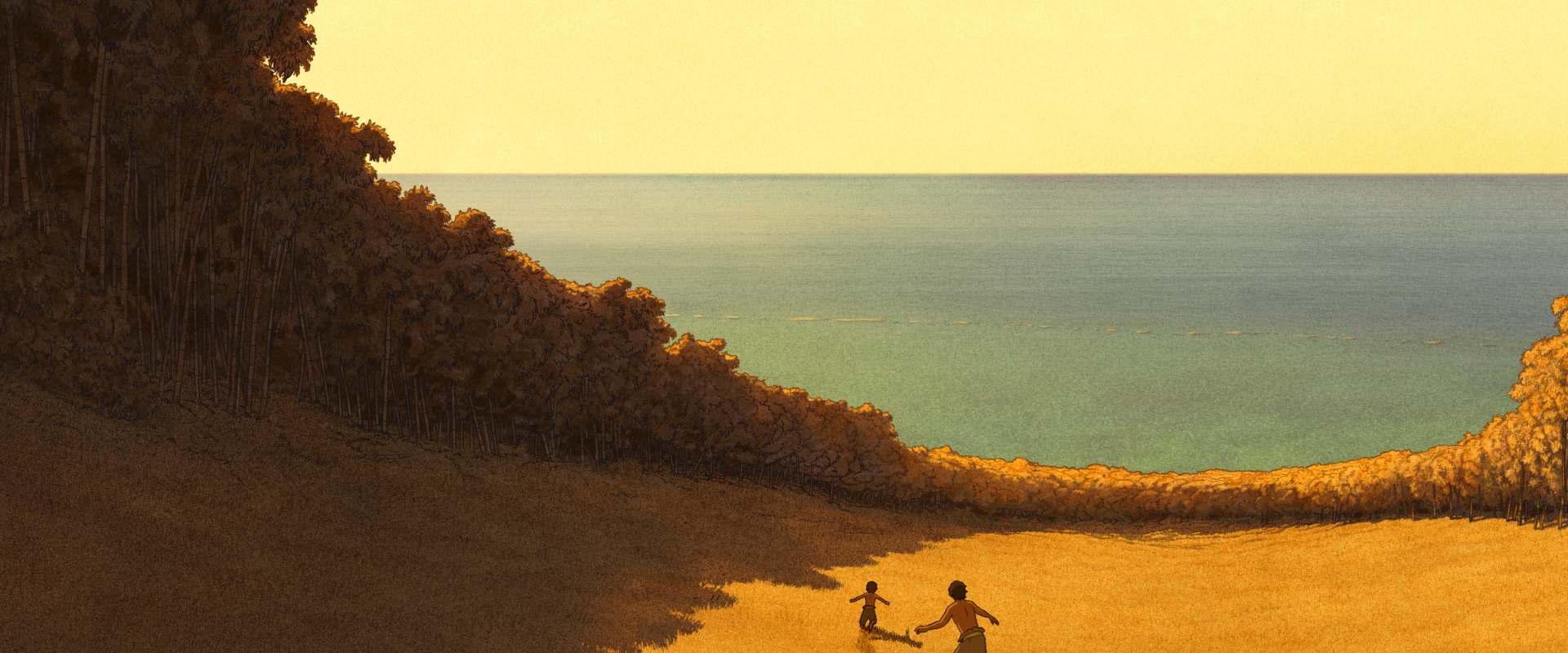 The Red Turtle background 1