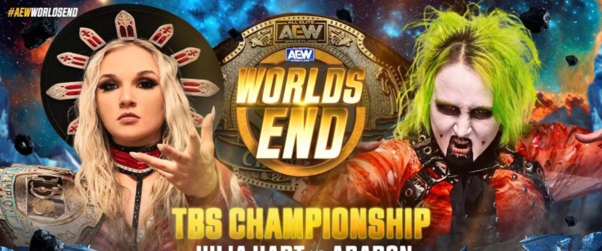 AEW Worlds End background 1