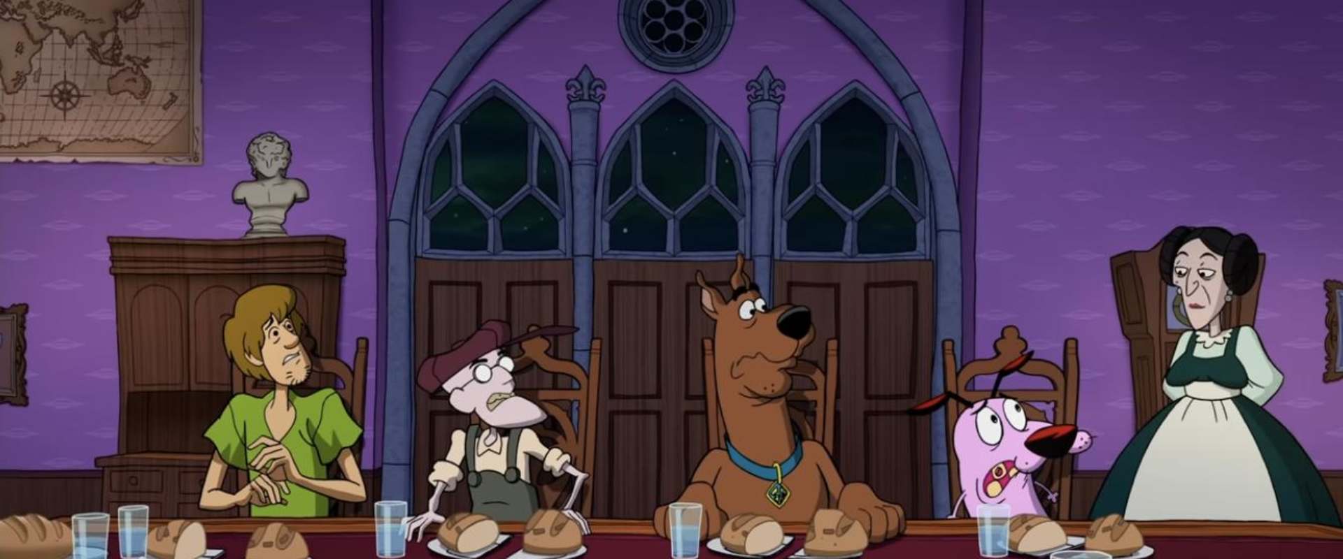 Straight Outta Nowhere: Scooby-Doo! Meets Courage the Cowardly Dog background 1