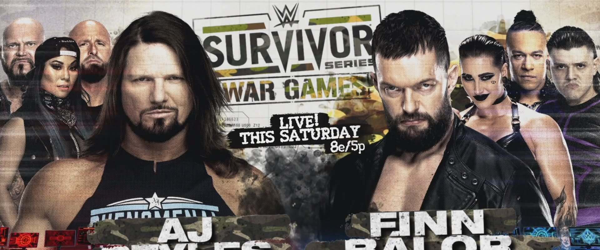 WWE Survivor Series WarGames 2022 background 1