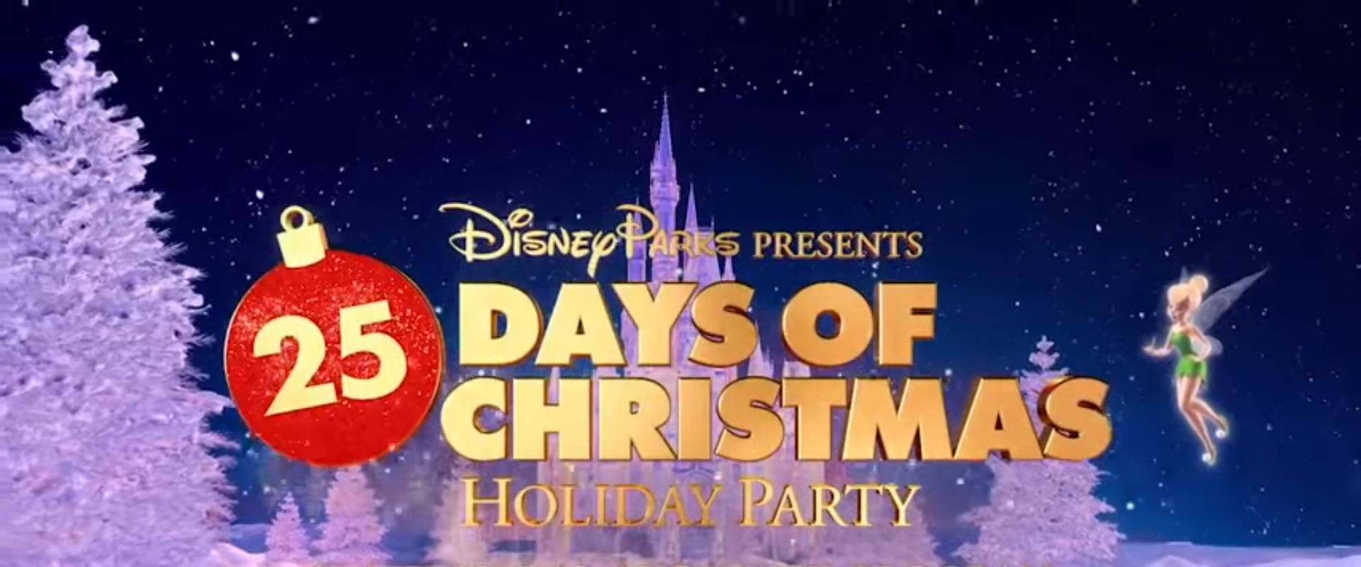 Disney Parks Presents a 25 Days of Christmas Holiday Party background 1
