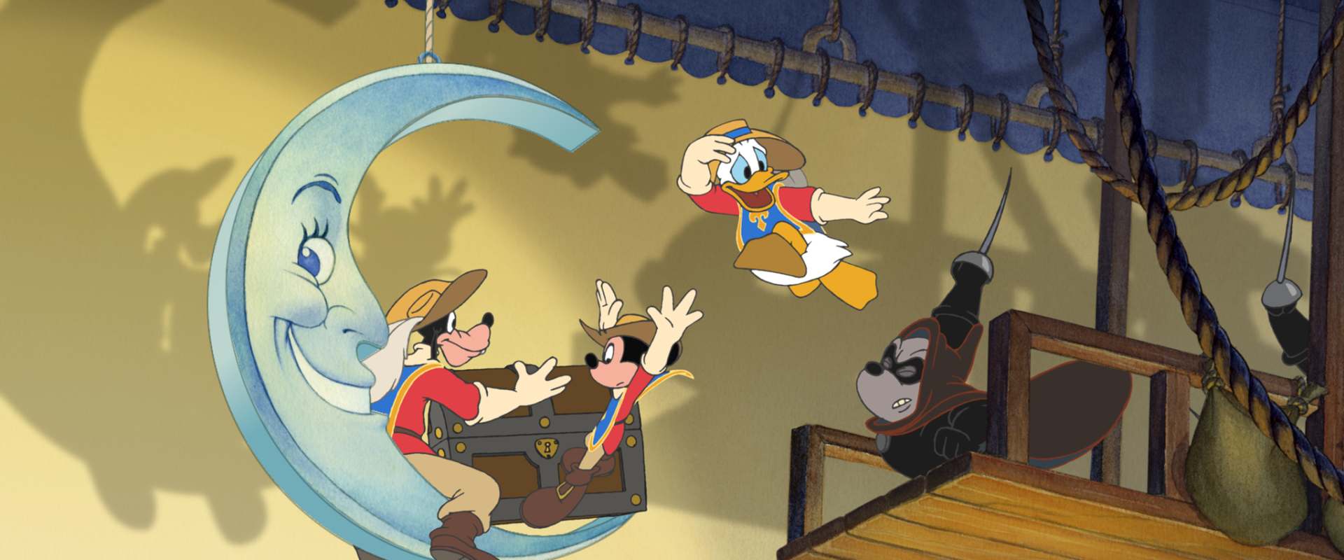 Mickey, Donald, Goofy: The Three Musketeers background 1